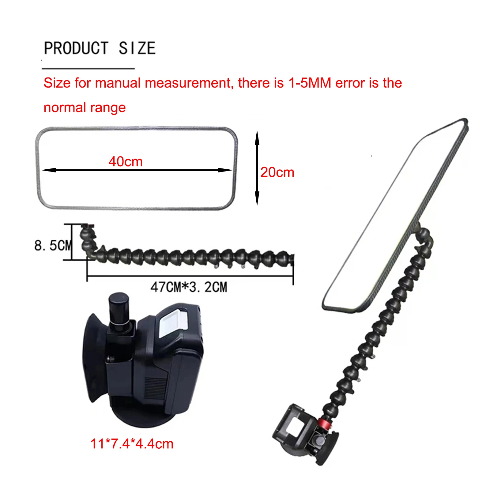 Car Dent PDR Light With Two 6000 MAh Batteries And A Fast Charging Dock 12 Light Color Styles Adjustment Paintless