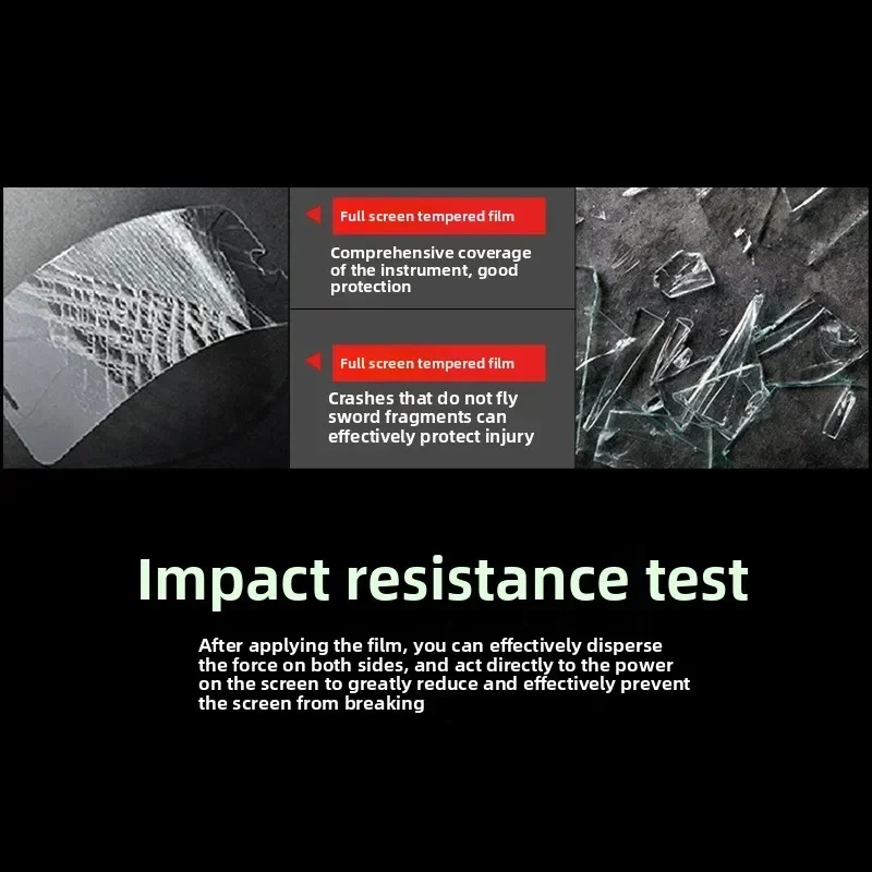 For ZONTES 350D motorcycle instrument tempered film screen protector 350E glass film scratch-proof and explosion-proof film