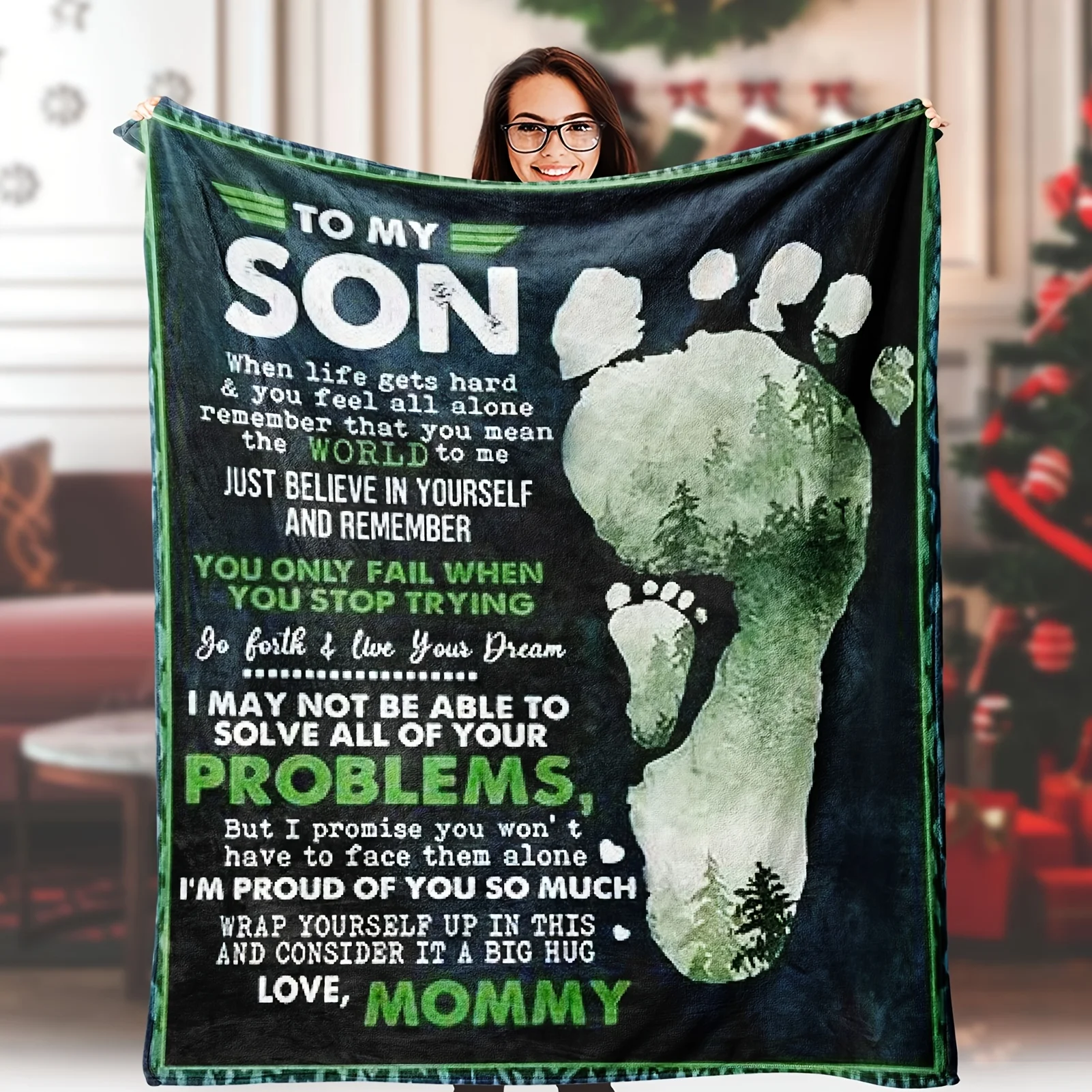 

1 Pc Gifts For Son, Son Gifts, Son Gifts From Mom, Gifts For Grown Son, Best Gifts For Adult Son, Birthday Gifts For Son Throw
