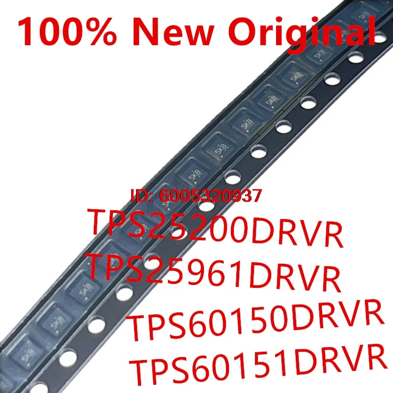 10 piezas TPS25200DRVR SKB, TPS25961DRVR T961, TPS60150DRVR CGO, TPS60151DRVR OCN, nuevo chip de protección de energía TPS60150