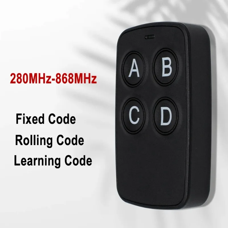 

Universal garage door RF remote duplicator 250-915MHz code grabber clone 433.92MHz gate key fob command hand transmitter