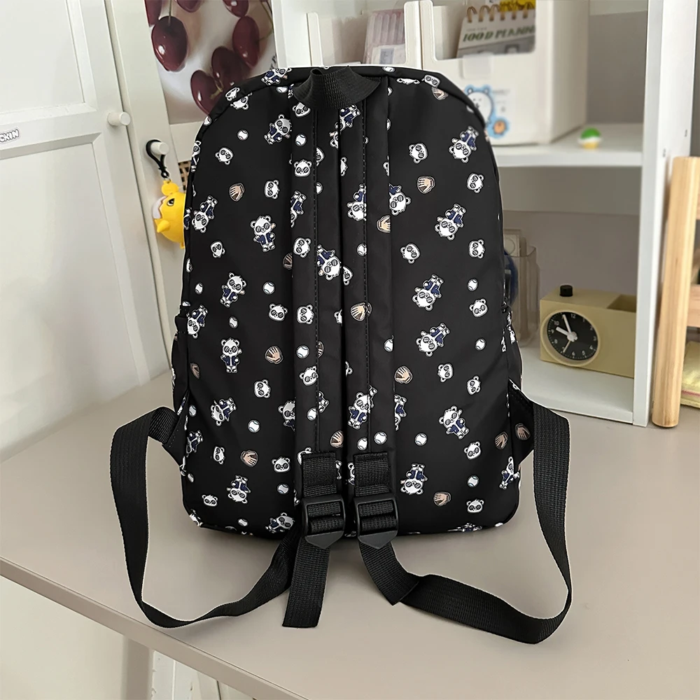 Backpack, Casual Daypack, Cute Cartoon Print Spacious Multi Pocket Knapsack for Daily Commute Weekend Outing