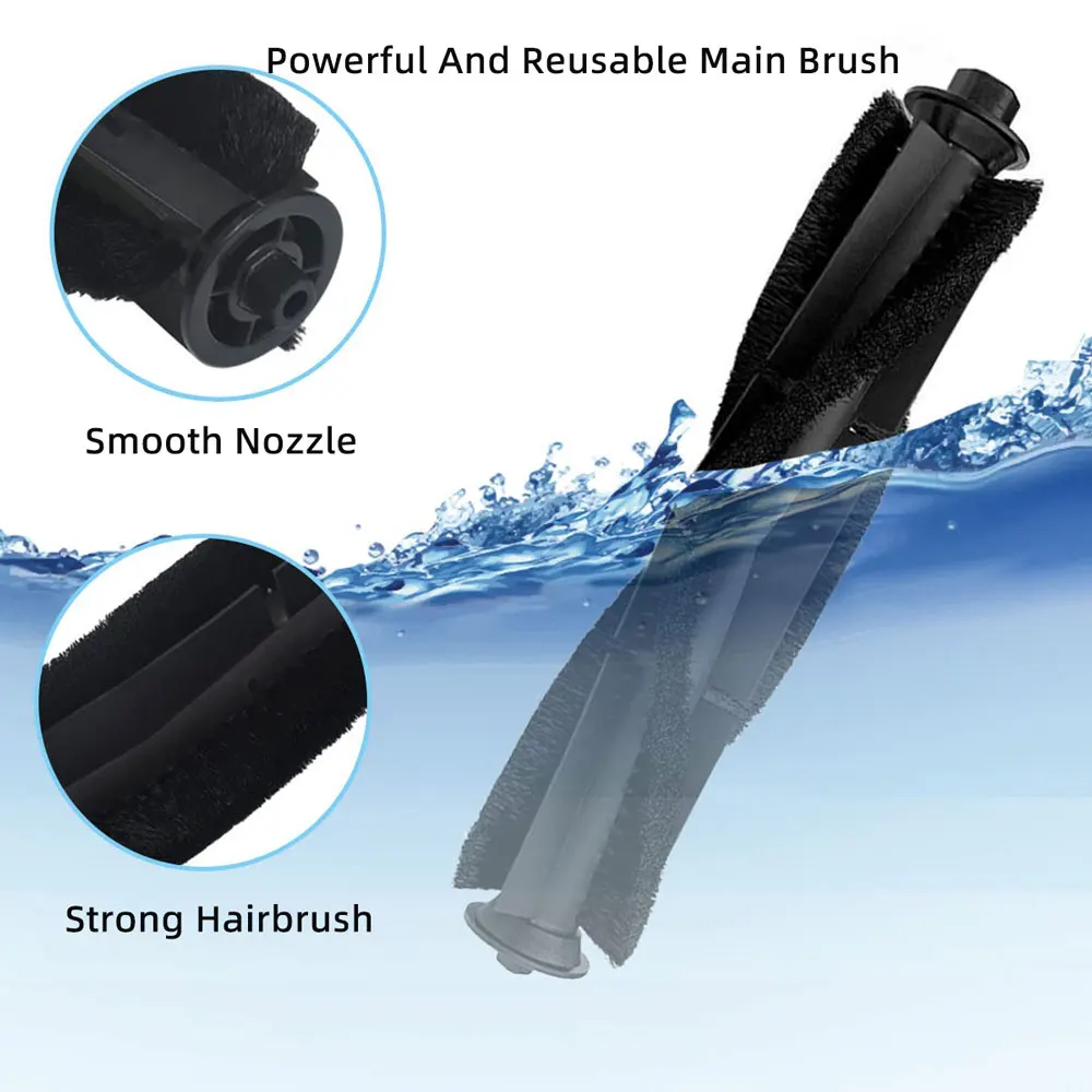 Запчасти для робота-пылесоса Xiaomi Viomi S9, сменные детали, основная щетка, рулон, боковая щетка, Hepa фильтр, мешок для пыли, тряпка для швабры