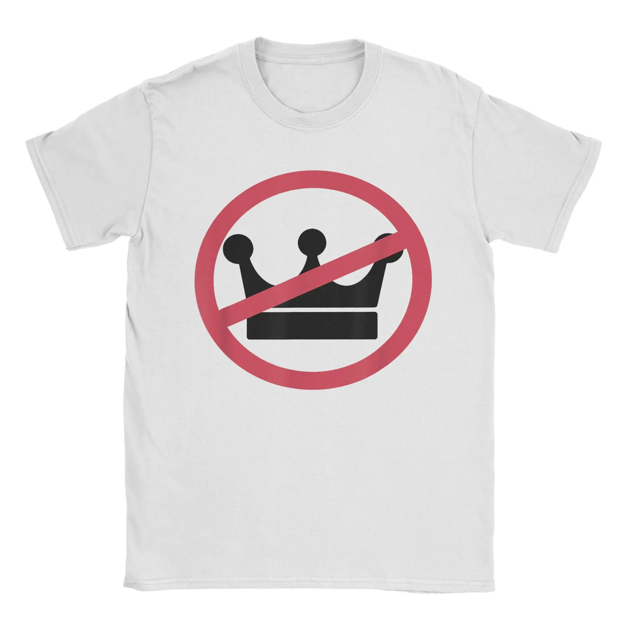 الجدة لا ملوك في أمريكا برو الديمقراطية مكافحة الملكية القليل تي شيرت الرجال القطن تي شيرت قصيرة الأكمام تي شيرت بلايز #1