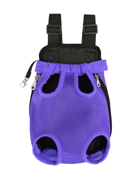 

Pet Backpack Out Portable Mesh Fabric Breathable Backpack Small Dog Supplies