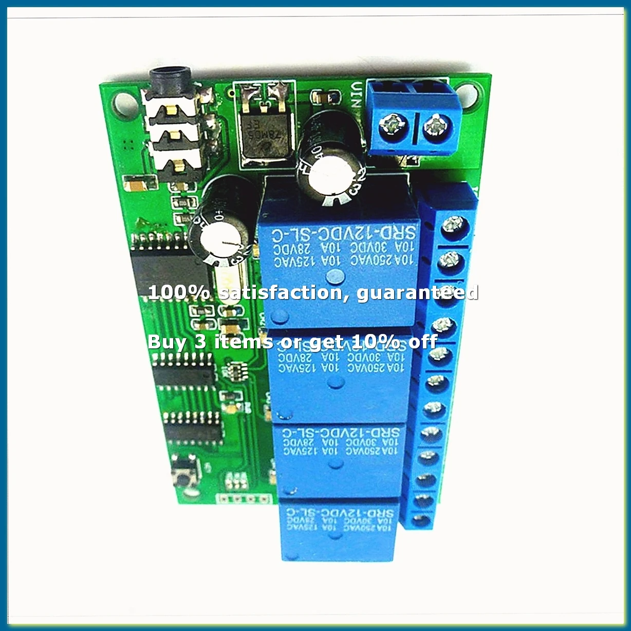 Smart Home With Plc - 4-канальный релейный декодер сигналов DTMF, модуль