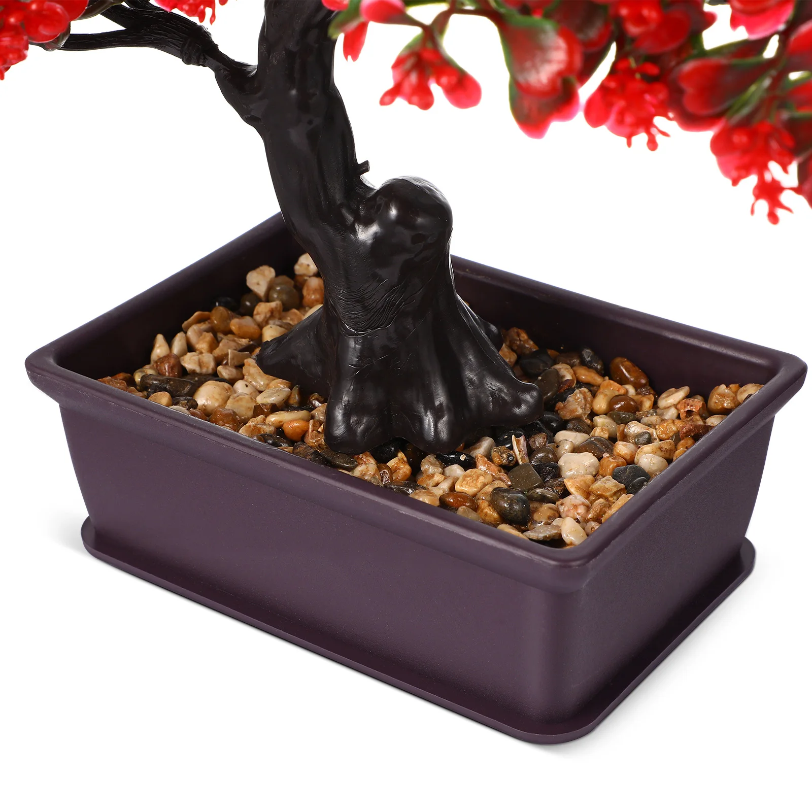 Artificial Bonsai Tree Fake Plant in Pot Faux Bonsai Potted Plant Ornament Chinese-style Bonsai Potted Decor Home Decoration