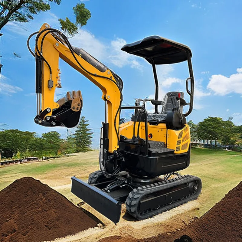 Customizable small excavators new mini digger 1ton 1.1ton 1.3ton farm operation tools