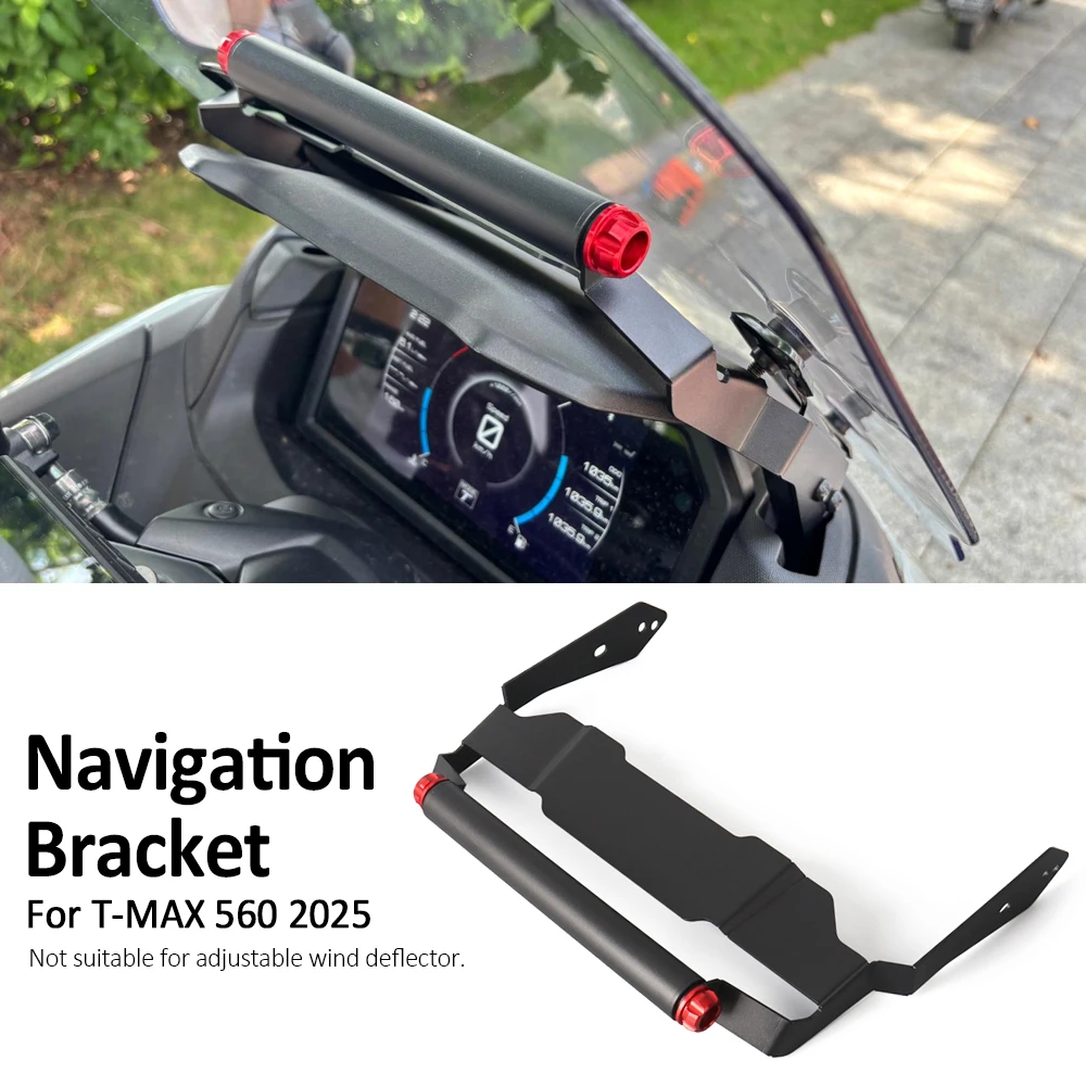 

Motorcycle Navigation Bracket GPS Mount Device Carrier Phone Adapt Holder For YAMAHA T-MAX560 T-MAX TMAX 560 TMAX560 2025