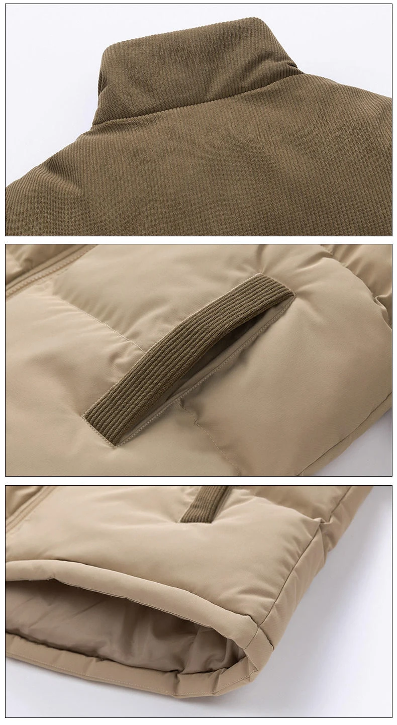 سترات رجالي معطف خريفي للرجال سترة واقية عصرية للرجال سترة واقية من الرياح معطف غير رسمي دافئ مقاوم للرياح في الهواء الطلق #5