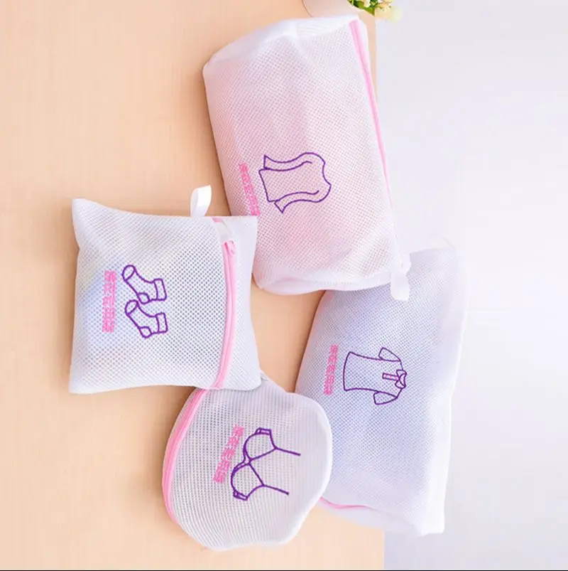 

200pcs Women Hosiery Shirt Sock Underwear Washing Lingerie Wash Protecting Mesh Bag Aid Laundry Saver