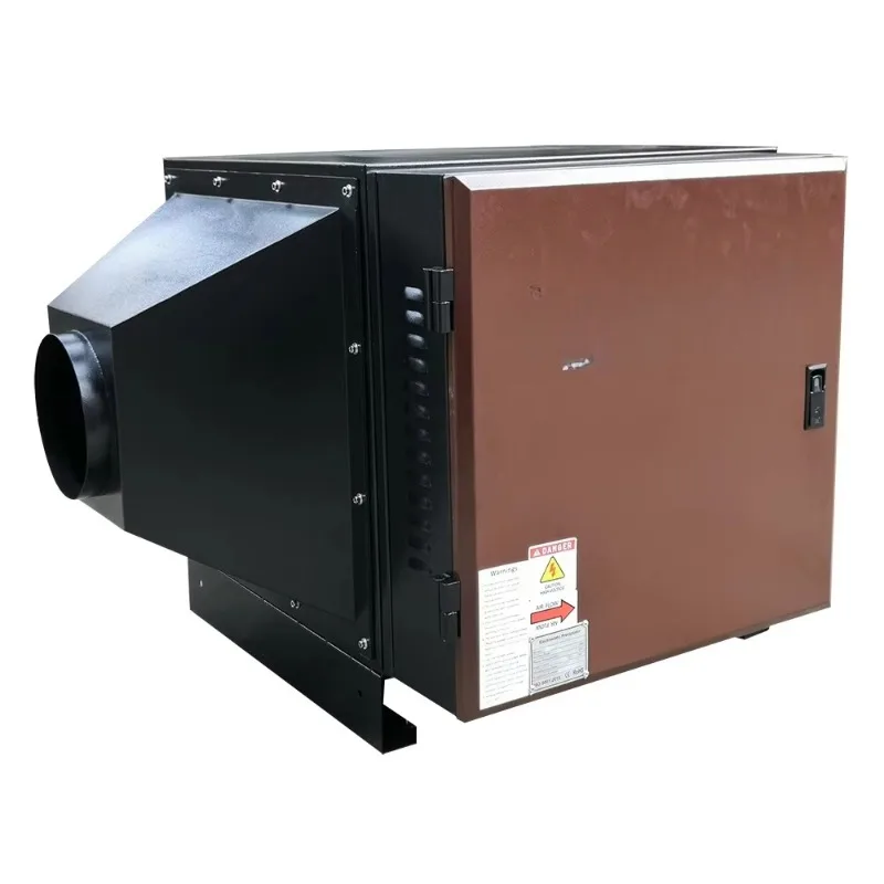 

Coffee roasting fume purification afterburner with electrostatic precipitator 95% removal efficiency Smoke-free