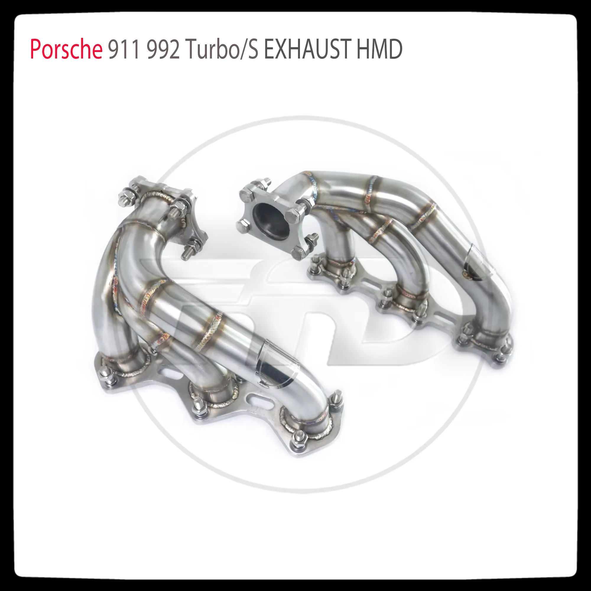 HMD Exhaust System Performance Manifold for Porsche 911 992 Turbo S 2020+ Car Accessories Racing Header