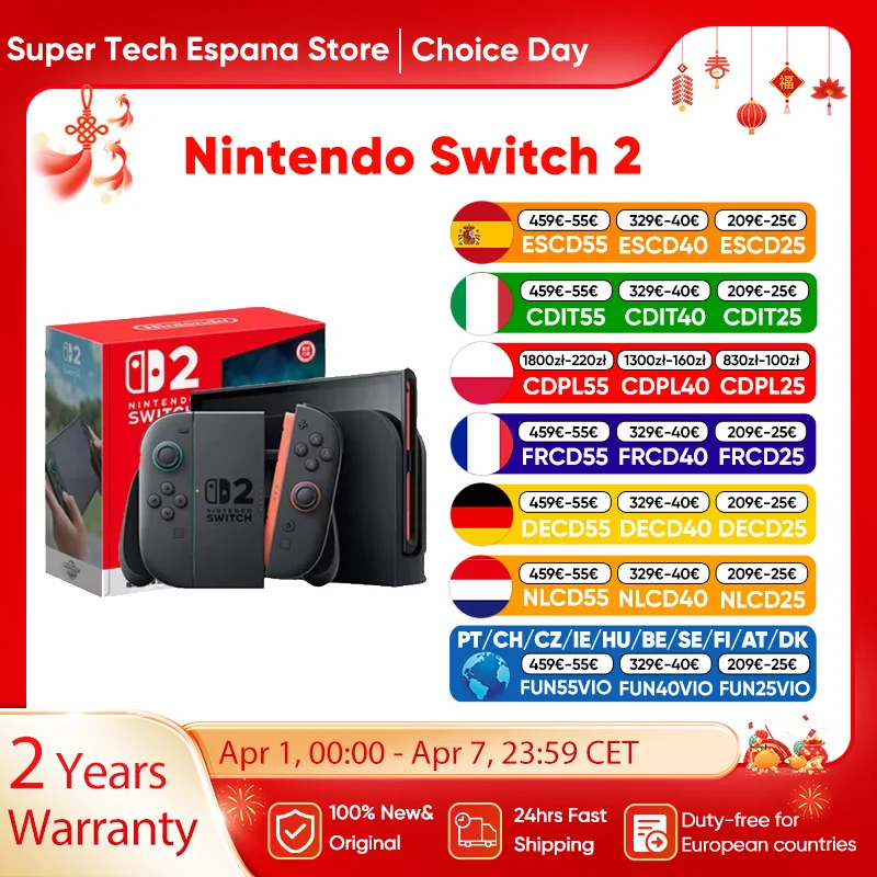 Nintendo Switch 2 Spielekonsole NS2 7,9-Zoll-LCD 1080P 120 Hz Display Joy-Con2 Griffkonsole Stabile TV-Modus-Video-Gaming-Konsole