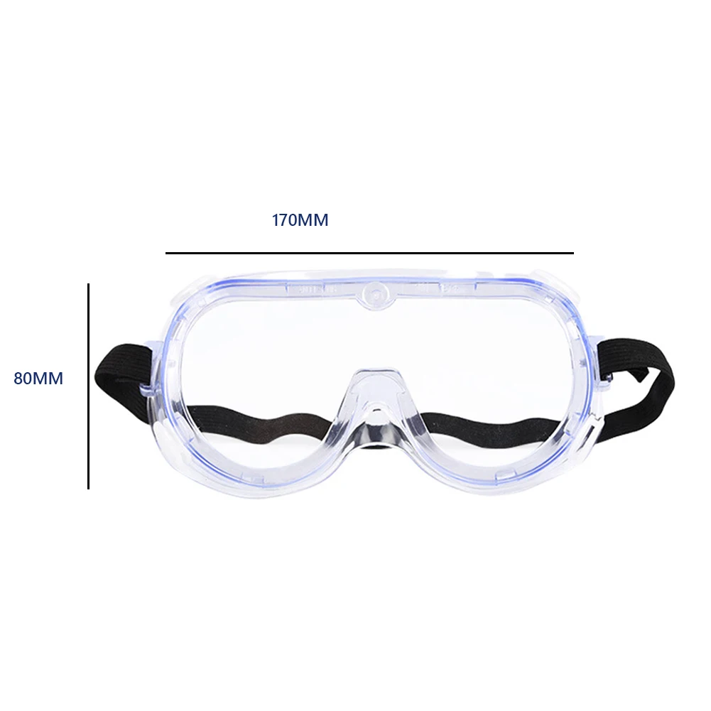 Anti-Fog Chemical Splash Eye Protection Impact Resistant Adjustable Safety Glasses Anti-UV Chemistry Protective Eyewear for Lab