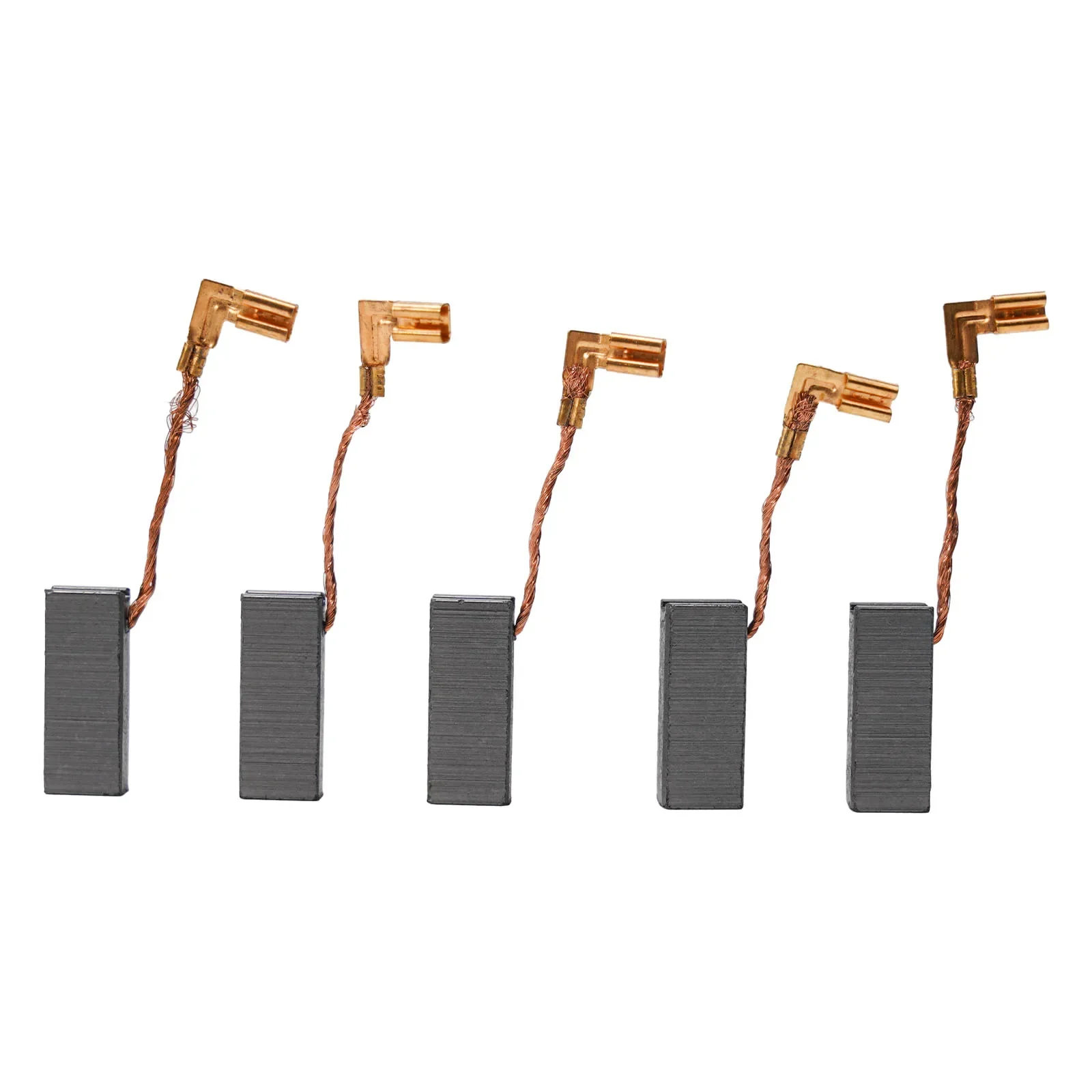 10pcs 카본 브러쉬 교체 부품 5x8x19mm 전기 모터 앵글 그라인더 카본 브러쉬 전동 공구 액세서리 ﻿