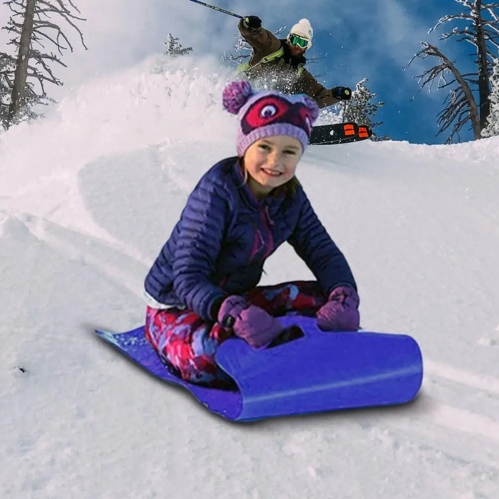 Durable Snowboard Roll Up Snow Sled Environmentally Friendly Snow Carpet Winter Roll Up Skiing Board for Children