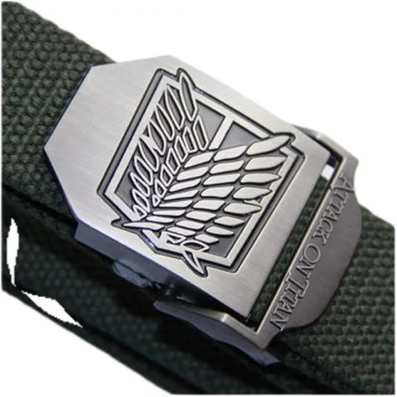 الاعتداء العملاق سير من القنب حزام التكتيكية حزام الرجال قماش الكل في واحد حزام أجنحة الحرية حزام الاتجاه الجديد