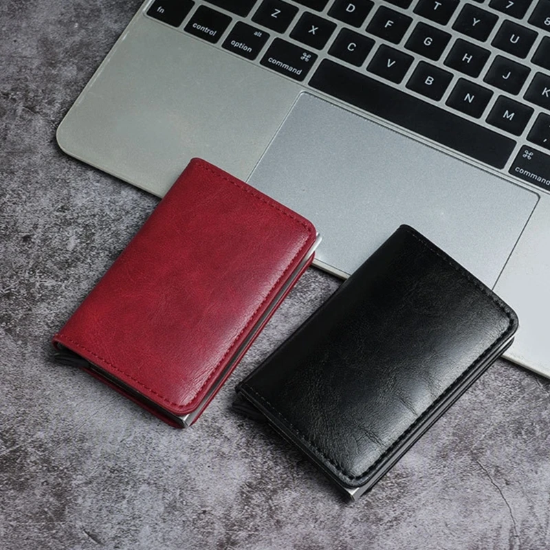 Stylish Aluminum Credit Card Case Blocking Holder Secure and Convenient Access to Your Cards