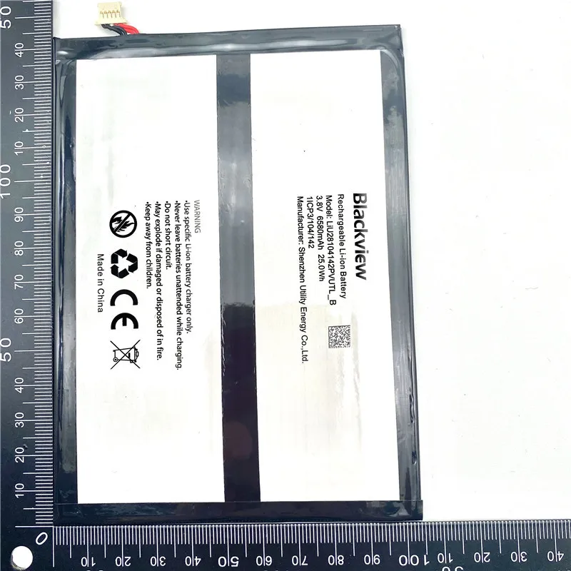 In Stock new production date for Blackview TAB 8 WIFI battery 6580mAh Long Standby Time for Blackview LiU28104142PVUTL-B battery