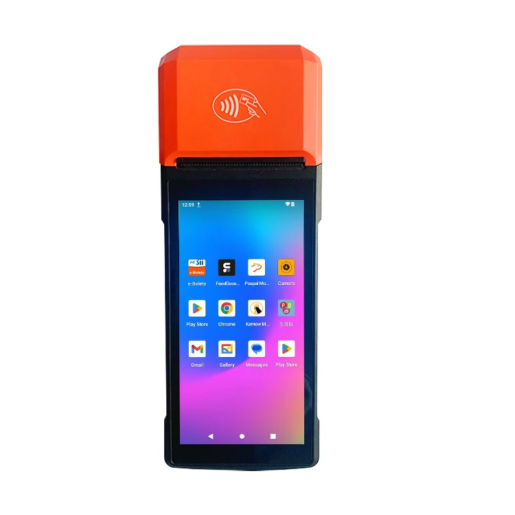 Android 13 5.5 بوصة 8-Core 3/4+32/64GB آلة Pos صغيرة محمولة باليد لتجزئة اليانصيب