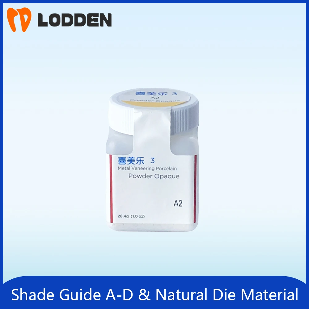 Lodden Dental Veneering Porcelain Powder Ceramco3 Opaque Dentin Powder 28.4g Dental Metal 28.4g/Ceramco3 Moddelling Liquids U