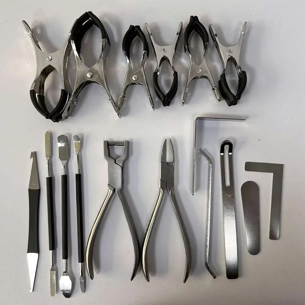 

17 Pcs Stainless Steel Saxophone Repair Tools Set Portable Adjustable for Musicians Instrument Maintainers​