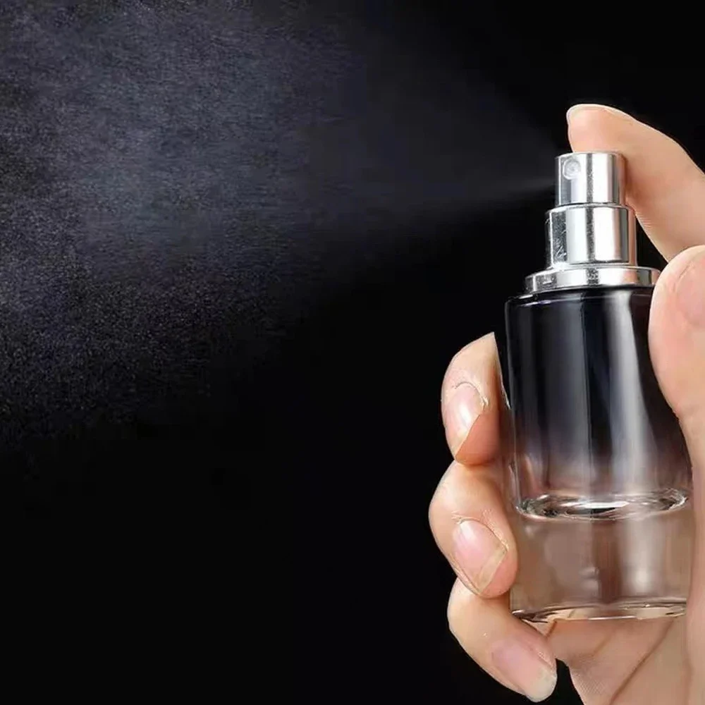 50ml 100ml Fine Mist Spray Bottle Bayonet Perfume Bottle Glass Liquid Empty Atomizer Alcohol Dispenser Portable