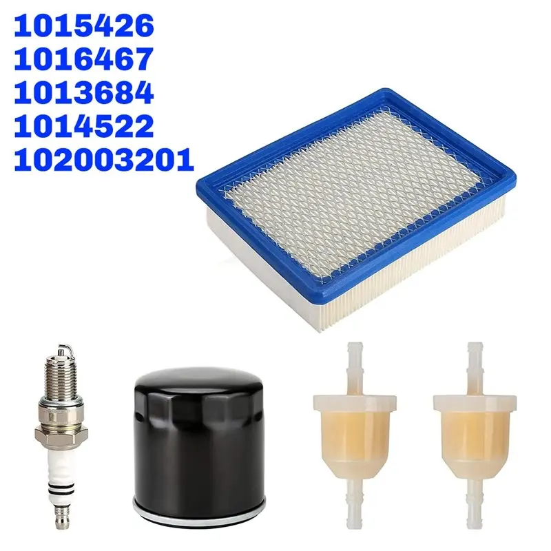 Golf Cart Air Filter Oil Filter Tune Up Kit For Club Car DS Gas 92-Up With FE290 FE350 Engines 1015426, 1016467, 1013684