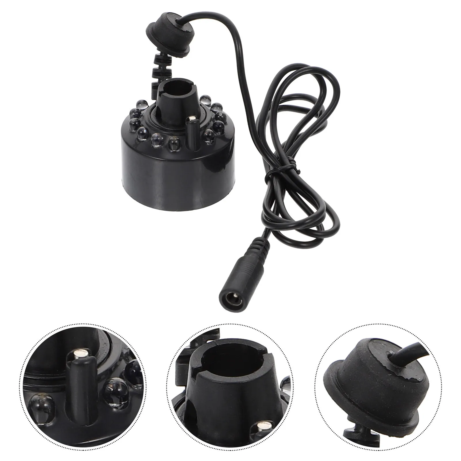 

Mist Maker Fog Generator for Fish Tank Aquarium Pond Accessory Light Sprayer Air Humidifier Low Noise Romantic Scene