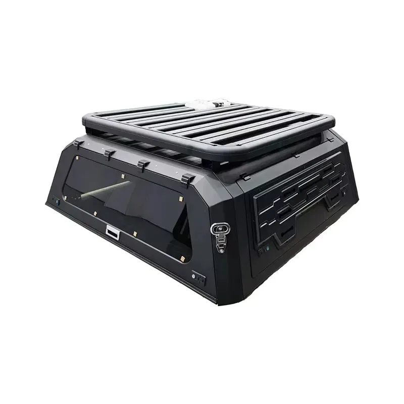 Universal All Aluminum Hard Roof Rack Cargo Platform for Pickup 4X4 Off Road Auto Parts Rust Proof Luggage Carrier