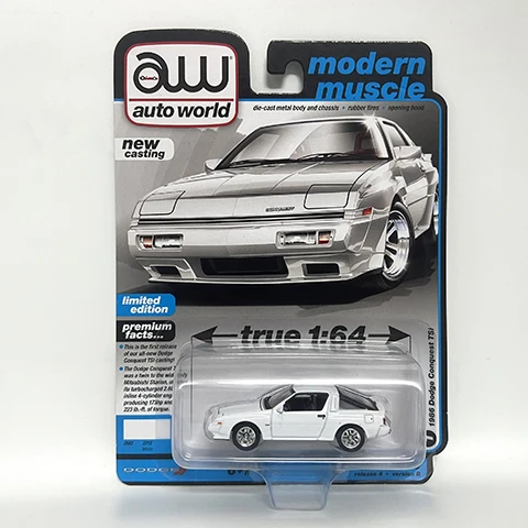 

Автомобильный мир 1/64 AW 1986 Dodge Conquest Tsi, литая модель автомобиля, детские игрушки, подарок