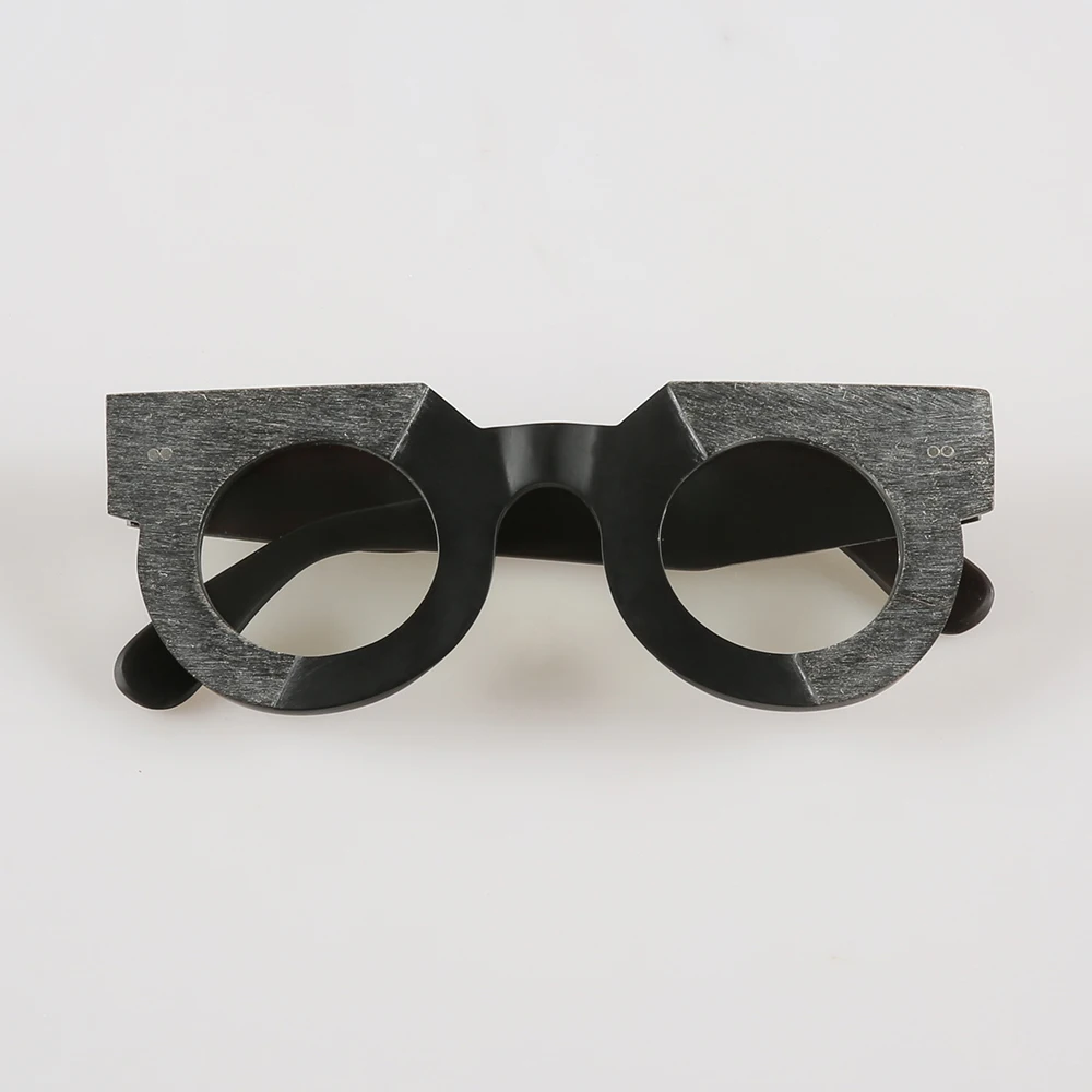 

Оправы для очков, уникальные ретро толстые винтажные оптические очки, грубая ручная работа, рог буйвола, сова, мужские оправы для очков по рецепту