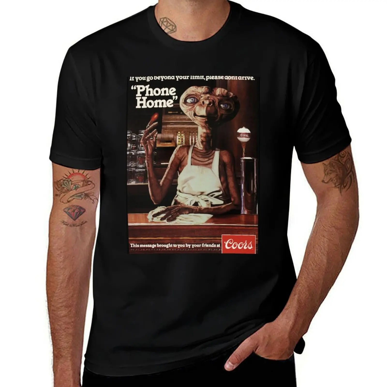 

Aliens Drink Responsibly T-Shirt man t shirt vintage t shirts funny t shirts men