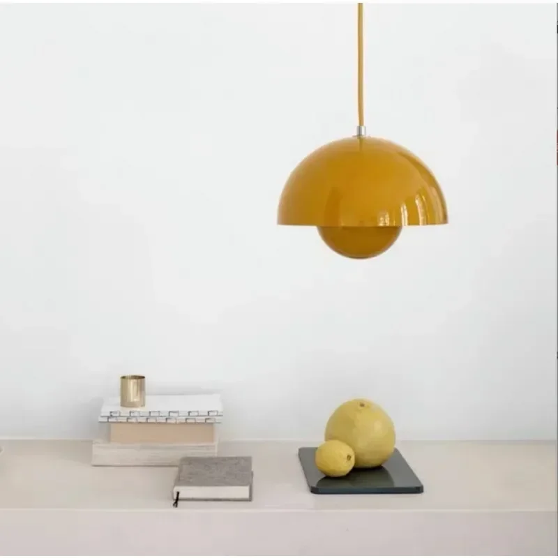

23cm Art Deco Wrought Iron Pendant - Creative Chandelier with Sleek Minimalist Style, Multiple Color Options for Interiors