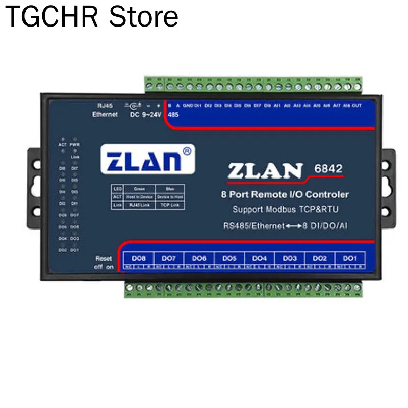 

Digital Quantity Acquisition Module 8-channel Di/do/ai Remote IO Controller Analog Quantity Digital Quantity Switching Quantity