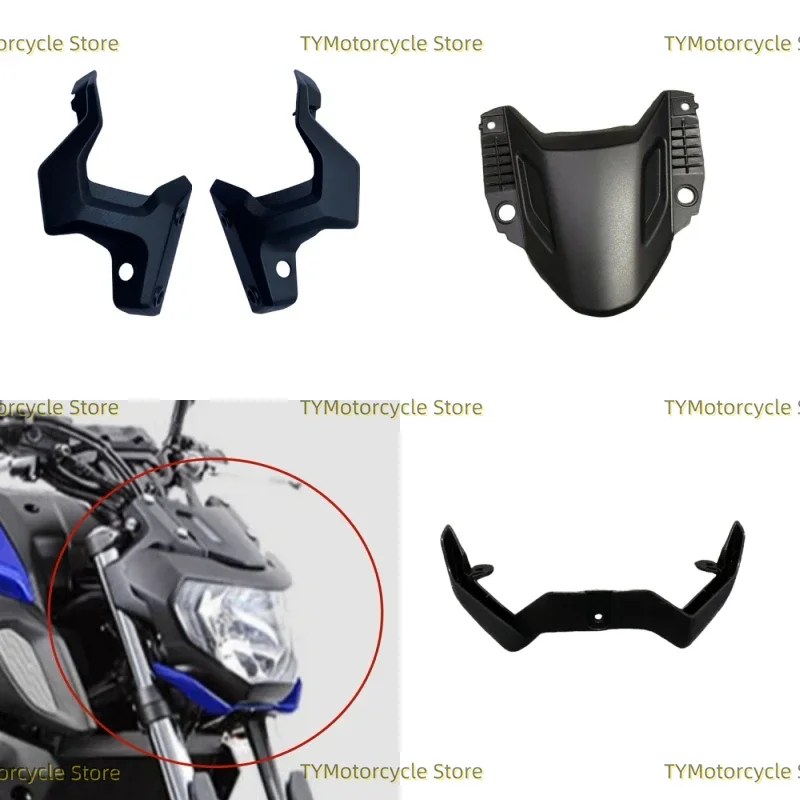 

unpainted Front Section Fairing Headlight Shroud Cover Front Upper Nose Hood Fit For YAMAHA FZ07 MT07 FZ-07 MT-07 2018 2019 2020