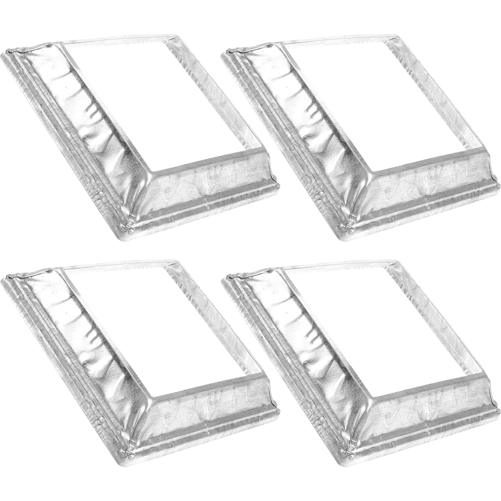 

Iron Foot 100x100mm Galvanized Steel Deck Deck Post Cover Post Base Square Bracket Railing Cover Porch Column Wraps