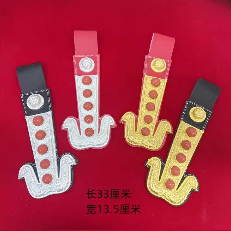 

Китайский тибетский серебряный металлический пояс для аксессуаров в тибетском стиле, тибетская одежда для халата, пояс в этническом стиле
