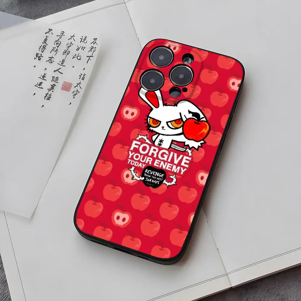 Bloody Bunny Phone Case Shell For Iphone 15ProMax 11 13 15 14 Pro Xs Max Mini Xr X 7 8 6 6s Plus Cover