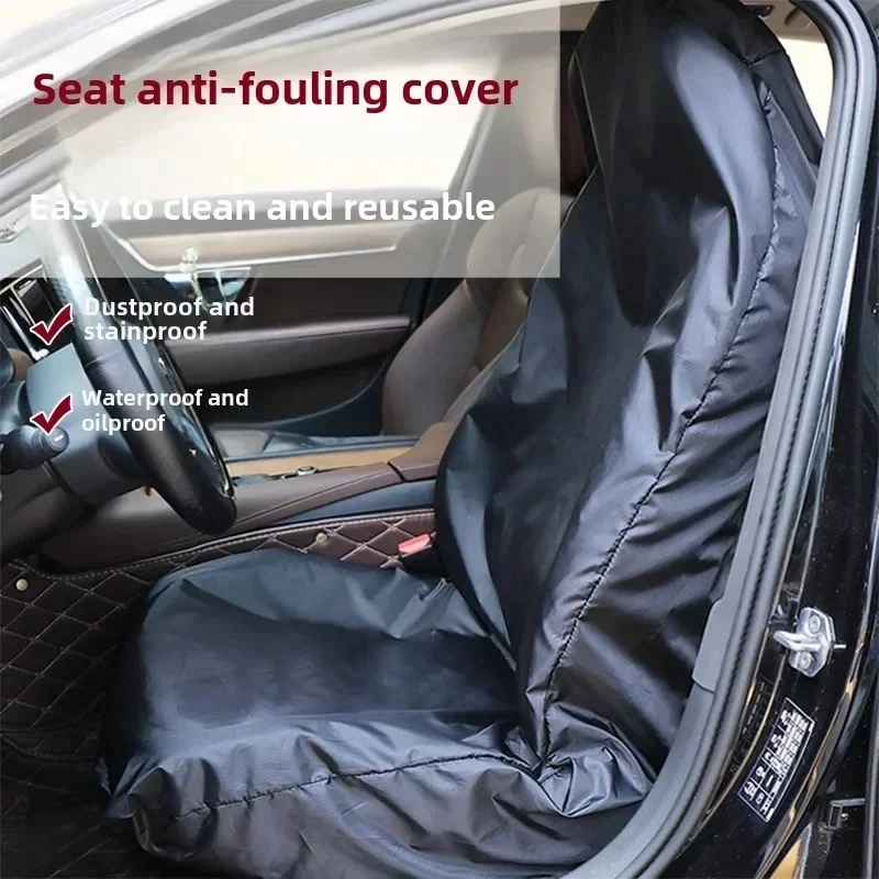 Car Seat Cover Repair Pull Cargo Waterproof Antifouling Dust Covers Steering Wheel Protective Versatile Cover Boot Car Mat