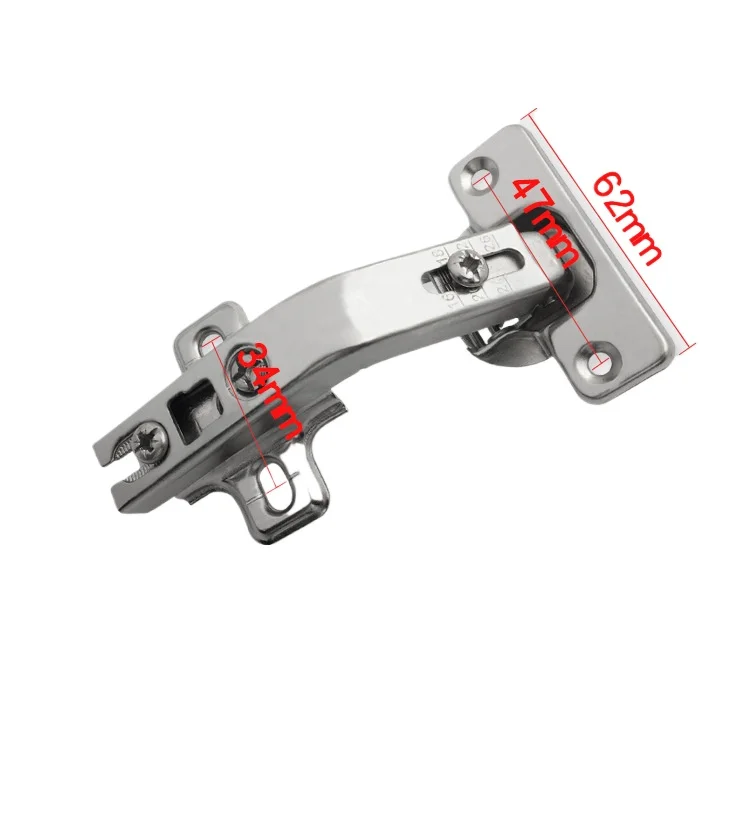 1pc Cerniere per porte dell'armadio ad angolo Armadietto ad angolo di grandi dimensioni da 135 gradi Chiusura morbida Cerniere per porte dell'armadio a scomparsa Accessorio hardware per porte