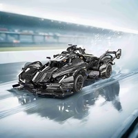 Technical Racing Sport Car Model Building Blocks technic adults 1:14 DIY Supercar Brick Puzzle Toys  Adult Gift（1280+granule）