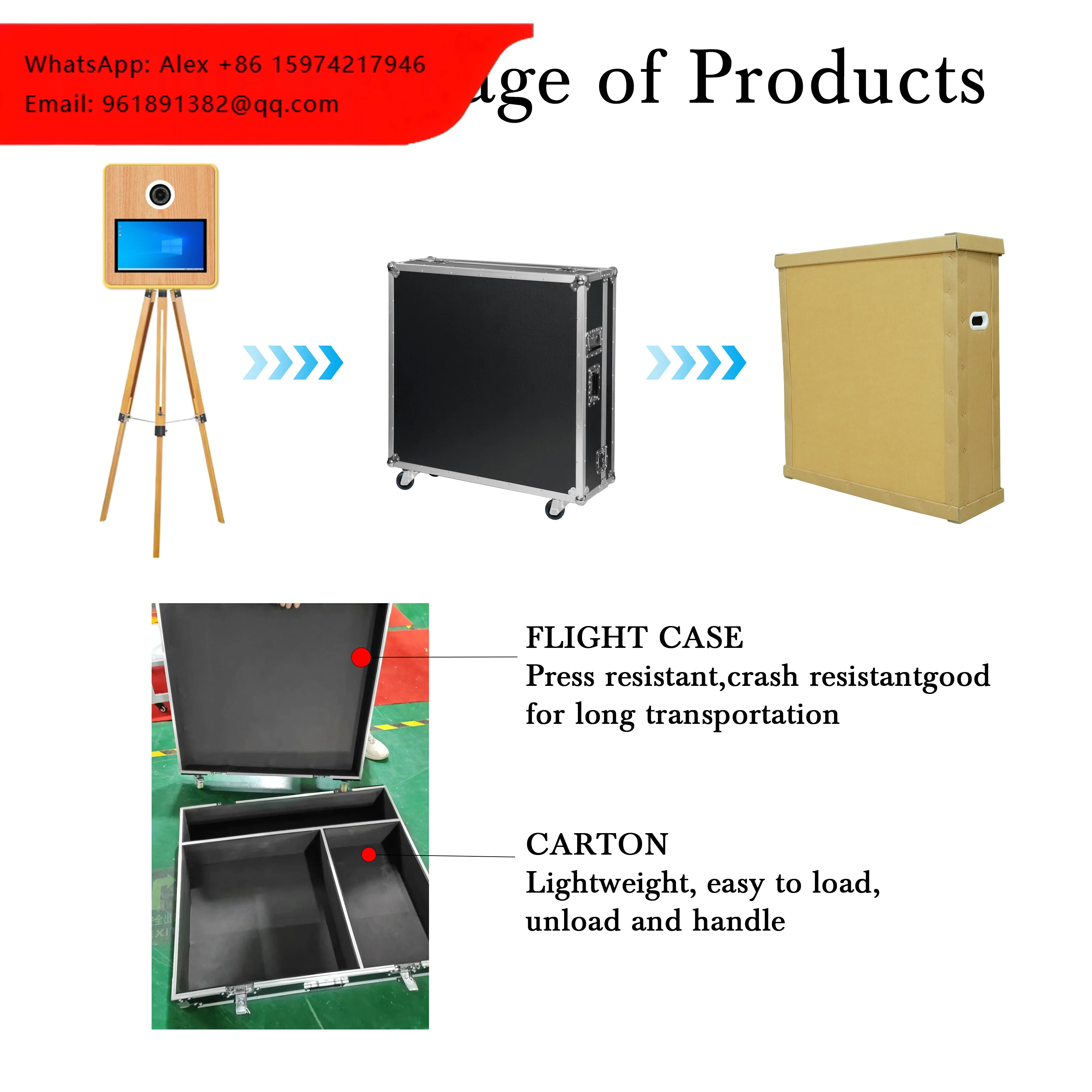 Factory Wholesale Photo Booth Dslr Photo Booth Wooden Photo Booth Party Gathering