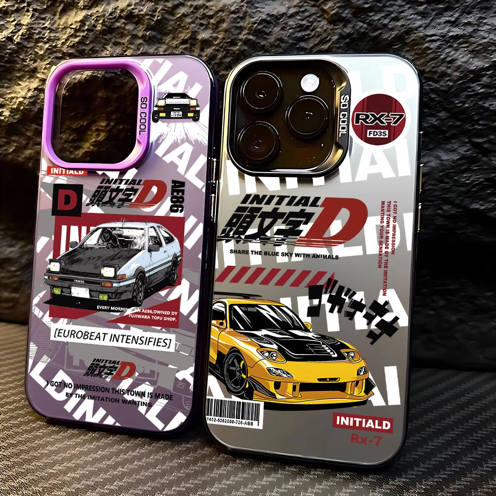 Japan Anime INITIAL D Case for Xiaomi Redmi A1 13C 9C 9T Note 7 8 9S 10 11 12 13 Pro K60 Ultra 4G 5G Matte Shockproof Back Cover