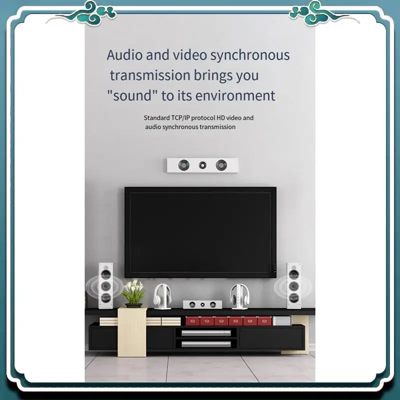 Easy To Use ET1815 150M HD Network Extender 1080P -Compatible Transmitter Receiver Support POE Power Supply