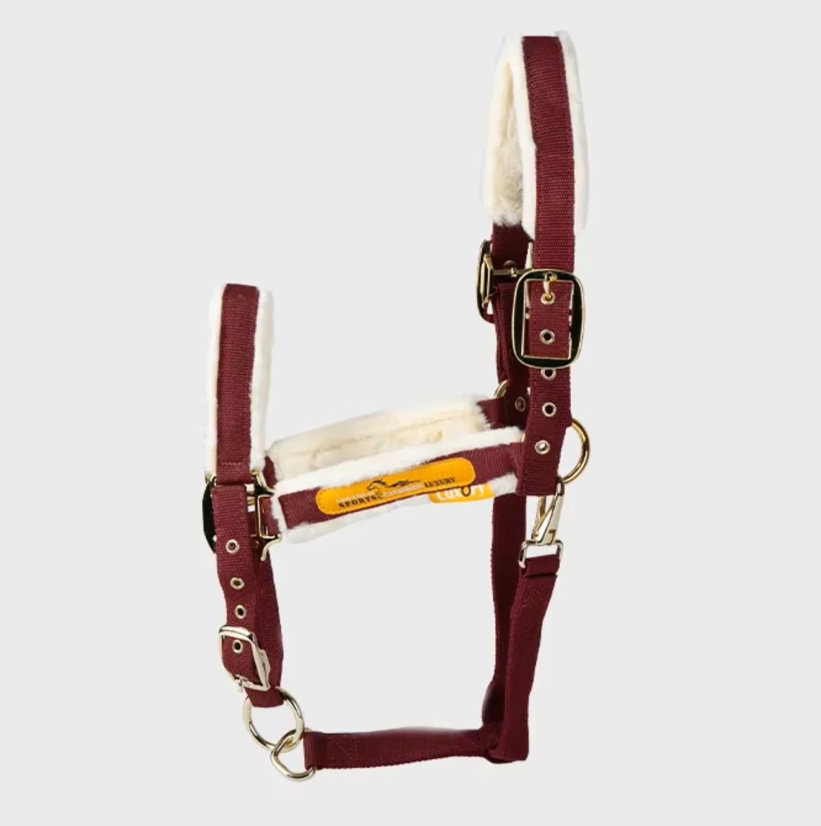 الرياضة الفروسية الرصاص طوق الرأس النايلون الحصان المنسوجات Bridle الفروسية الرياضة الحصان الرسن الرأس