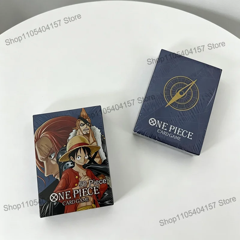 50 Stück One Piece Englische Karten Cartoon Luffy Usopp Zoro Nami Spielbox Kindergeschenk Sammelkarten