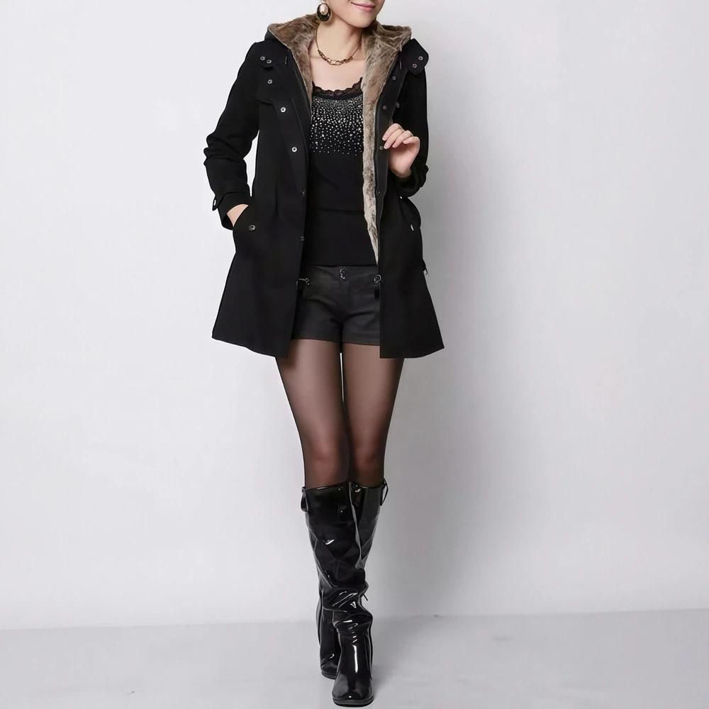 

Повседневная куртка с хлопковой подкладкой и длинными рукавами, стиль с прямыми рукавами, удобный женский топ, модный тренд, без украшения