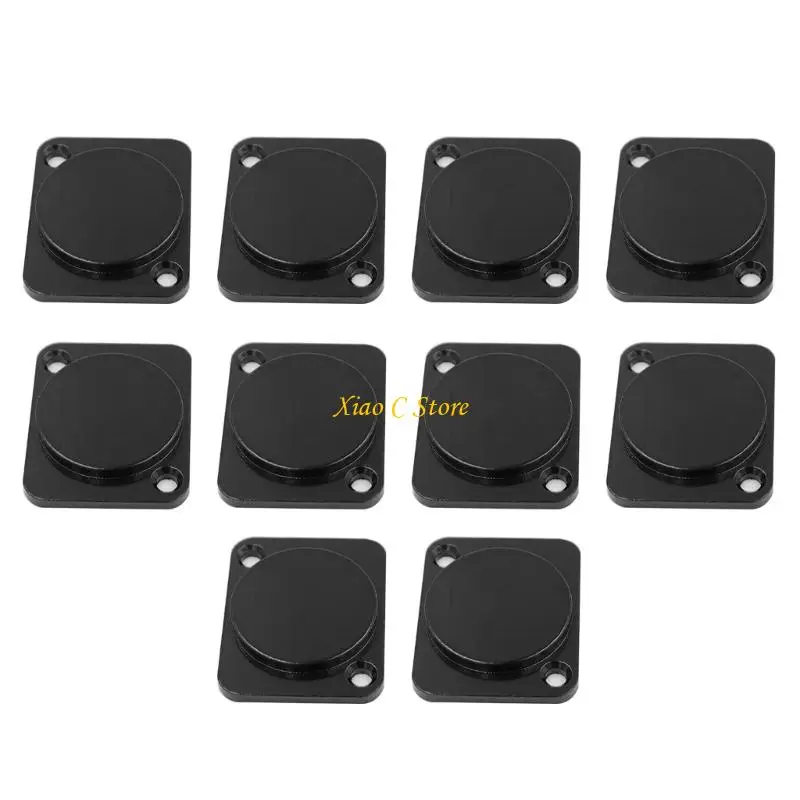 Y1AE 10Pcs Studio Modular Blank Panel Easy Mounting Compatibility Professional Blanking Plates Equipment Rack Mount